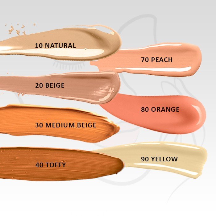 IDRAET Pro Hyaluron Concealer HD tonos